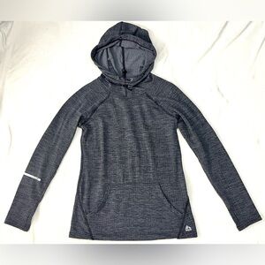 RBX Women's Charcoal Hooded Sweater Long Sleeve Hoodie Shirt Small